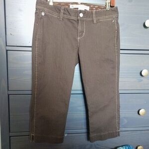 Gap Cropped Brown Jeans.